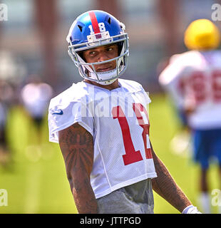 East Rutherford, New Jersey, USA. 21st May, 2018. New York Giants' wide  receiver Odell Beckham Jr (13) during organized team activities at the  Quest Diagnostics Training Center in East Rutherford, New Jersey.