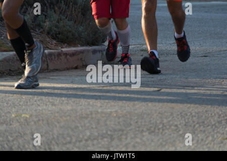 Los Angeles, CA, USA. 10th August, 2017.  Runners during the half marathon at the World Police and Fire Games 2017 in Los Angeles CA, USA Credit: Chester Brown/Alamy Live News Stock Photo