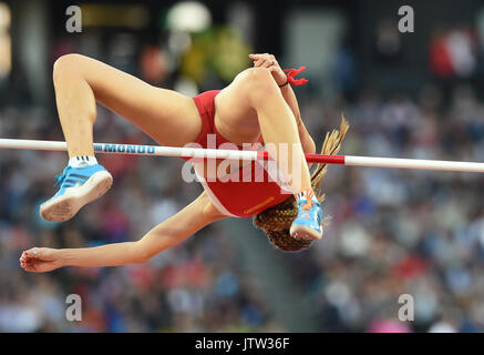Marija Vukovic (Montenegro). High Jump Silver Medal. European