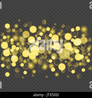 Abstract Golden glitters background Stock Vector