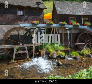 Hexenlochmuehle mill at Furtwangen, Black Forest, Baden-Wuerttemberg ...