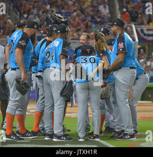 The All-Star and Legends Celebrity Softball Game at Marlins Park in