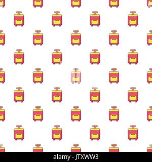 Travel bag pattern seamless Stock Vector