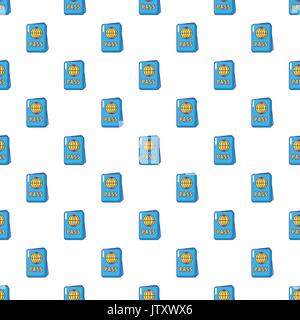 International passport pattern seamless Stock Vector