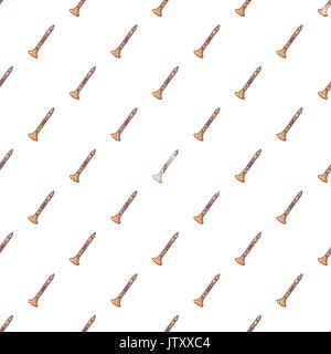 Trumpet pattern seamless Stock Vector