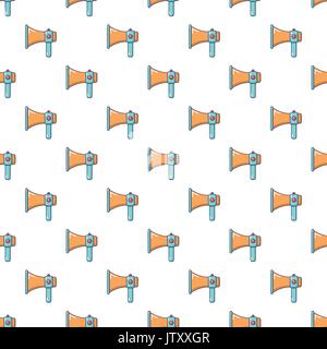 Hand speaker pattern seamless Stock Vector