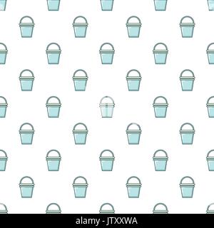 Water bucket pattern seamless Stock Vector