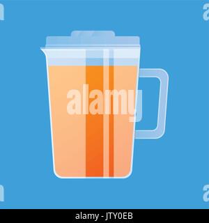 Jug icon. Flat design. Vector illustration. Stock Vector