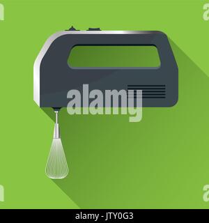 Mixer icon. Flat design. Vector illustration Stock Vector