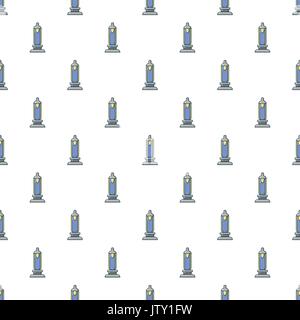 Car spark plug pattern seamless Stock Vector