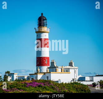 Main Lighthouse at Point of Ayre Stock Photo