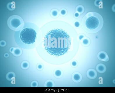 3d rendered illustration of human cells Stock Photo