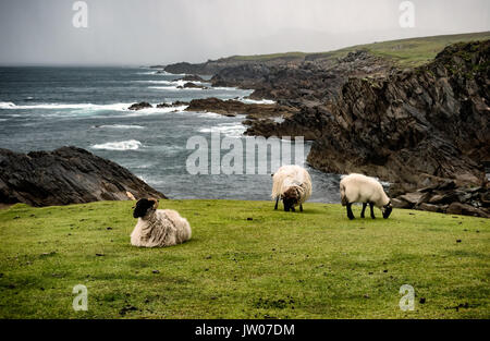 Achill head in county Mayo on the west coast of Ireland Stock Photo