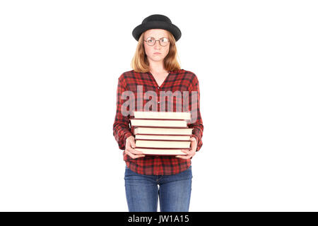 Teenage bookworm Stock Photo