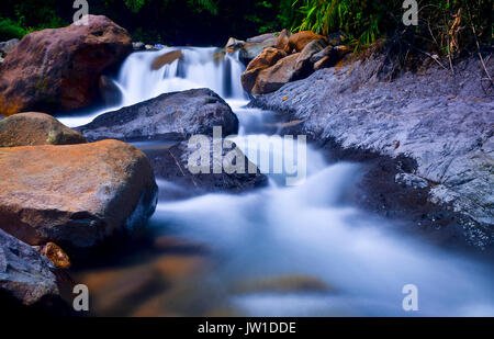 Waterfall at Sentul, Bogor, indonesia. Stock Photo