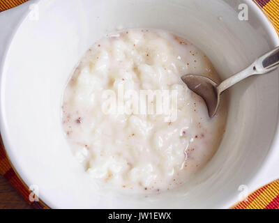 Rice pudding Stock Photo