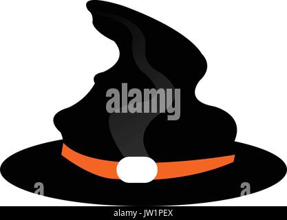 Isolated witch hat Stock Vector