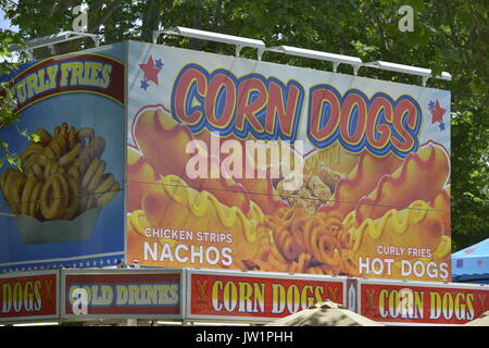 Carnival Food, Emmett Cherry Festival, Emmett, Idaho, USA Stock Photo