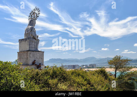 Santa Maria del Puerto virgin sailor and patron of Santona, Cantabria, Spain, Europe, light and guidance of men of the sea. Stock Photo