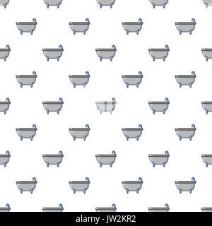 Bathtub pattern seamless Stock Vector