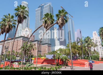 04 September 2016. Los Angeles - United States of America. Hot day of September in Los Angeles. Stock Photo