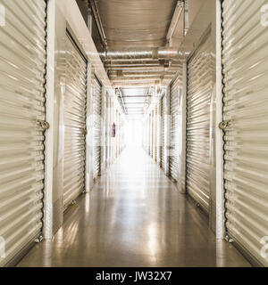 Self-storage lockers Stock Photo