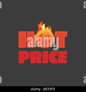 Hot sale price offer. Stock Vector