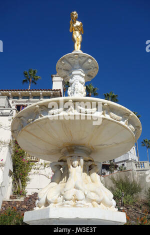 Gilded fountain (Hearst Castle)   DSC06558 Stock Photo