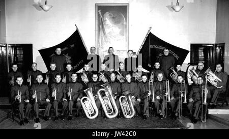 Canada  Kitchener Salvation Army Band, 1943 Stock Photo