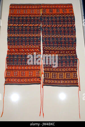 Leg wrappers, Taiwan, Paiwan people, 19th to early 20th century AD, ramie, wool   Textile Museum, George Washington University   DSC09778 Stock Photo