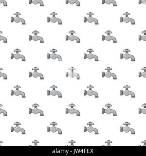 Water tap pattern seamless Stock Vector