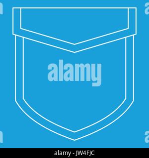 Pocket with valve icon, outline style Stock Vector Image & Art - Alamy