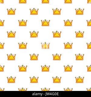 Royal crown pattern seamless Stock Vector