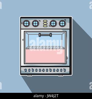 technology machines to used in the kitchen Stock Vector