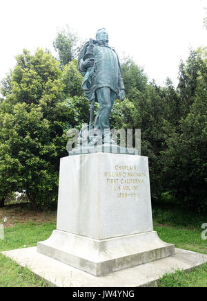 Chaplain William D  McKinnon by John MacQuarrie   Golden Gate Park, San Francisco, CA   DSC05390 Stock Photo