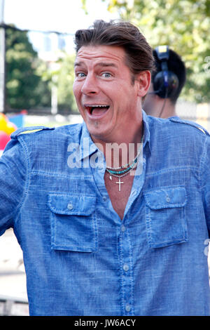 Ty Pennington pictured at Rachael Ray's in South Philadelphia for a Philly-focused episode of her daytime TV show Great Philly Grill Off on August 30, 2011  © Star Shooter / MediaPunchInc Stock Photo
