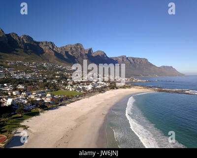 View over Camps Bay, Cape Town, South Africa Stock Photo
