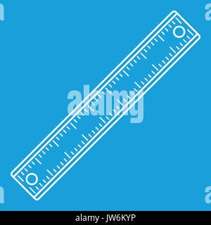 Ruler, rectangular shape icon, outline style Stock Vector Image & Art ...