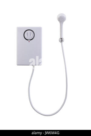 Water heater isolated on white background Stock Photo