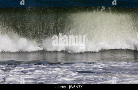 Breaking wave abstracted in post-processing. Stock Photo