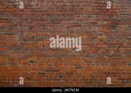 Old red brick wall Stock Photo