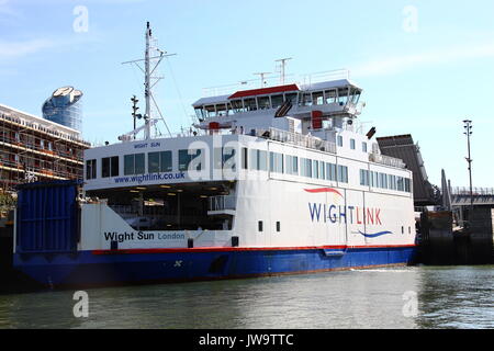 Quebec House, Spice Island Inn and other views around Old Portsmouth and Portsmouth Harbour. Stock Photo
