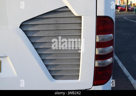 Back lights on a large bus Stock Photo