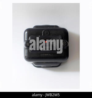 vintage black bakelite switch Stock Photo