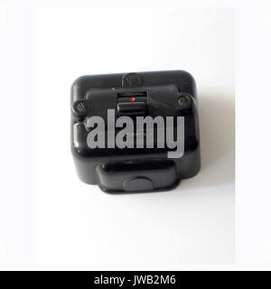 vintage black bakelite switch Stock Photo