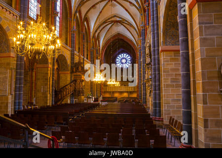 BREMEN, GERMANY - 16 APR 2016: Rich interior of the Bremer Dom Cathedral Stock Photo