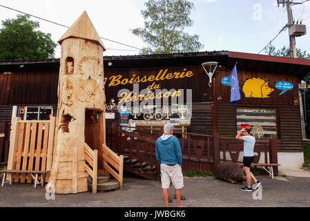 La Boisselerie, a wood made objects fabric, La Fromagerie, Franche-Comté, Jura (France)