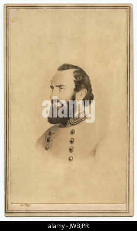 General Thomas Jonathan ''Stonewall'' Jackson, Confederate States Army - Civil War Photographs Stock Photo