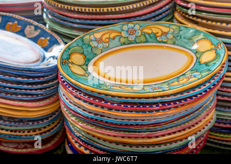 Amalfi Coast, ceramic production Stock Photo