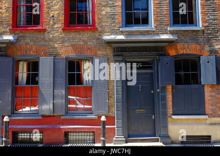 Beautiful house in Wilkes Street near Brick Lane and Spitalfields markets in London's East End Stock Photo
